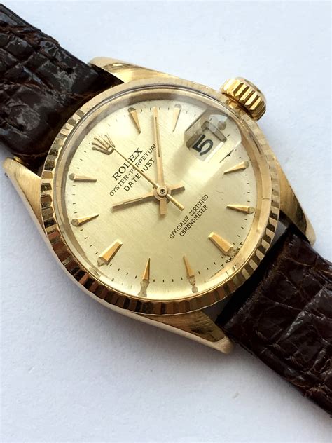 rolex damen gebraucht gold|used rolex lady datejust for sale.